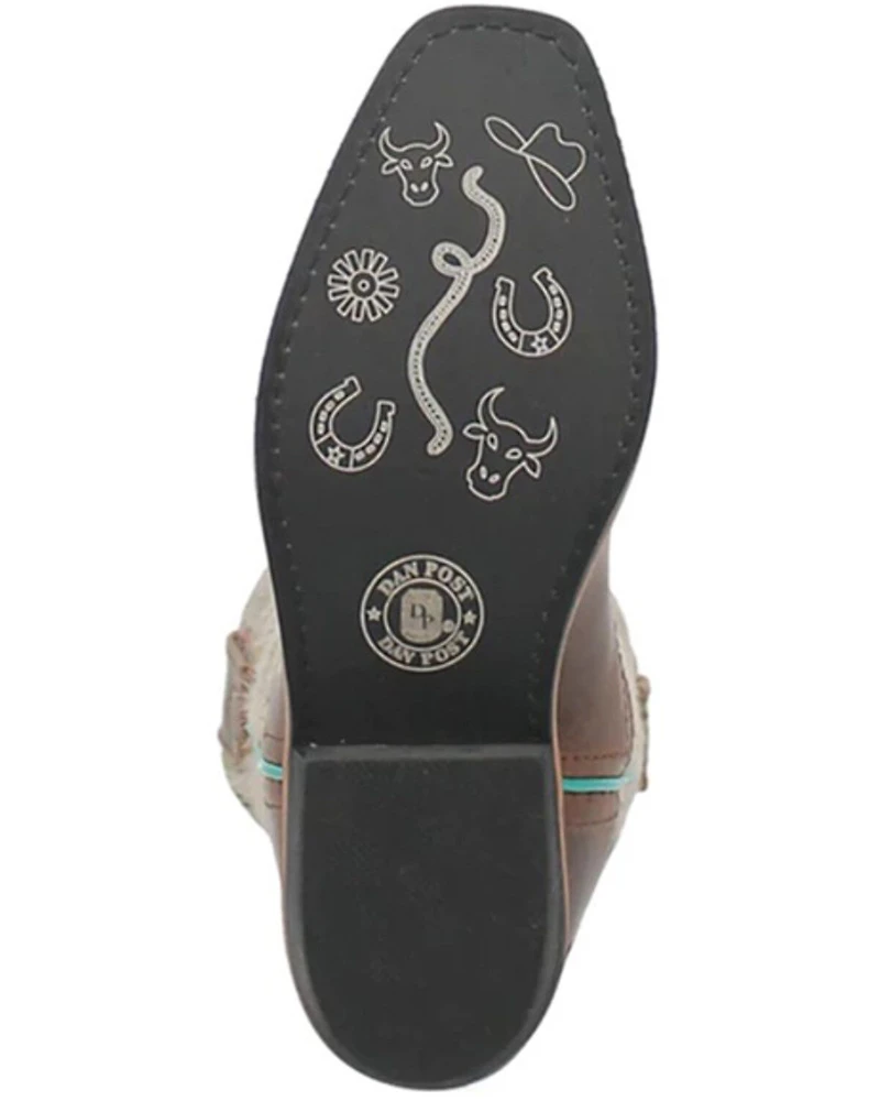 Dan Post Little Girls' Rumi Western Boots - Broad Square Toe