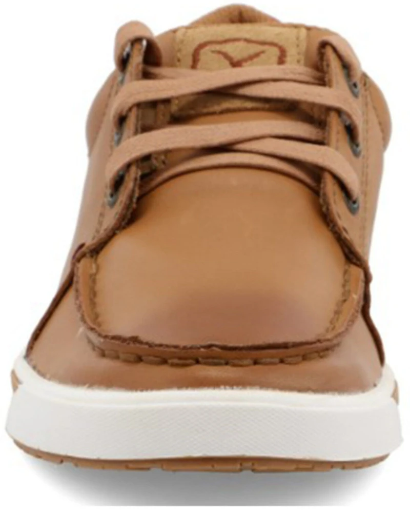 Twisted X Women's Burnished Leather Lace-Up Shoes - Moc Toe