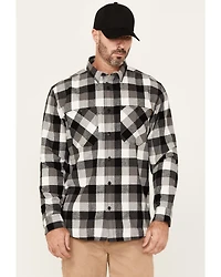 Hawx Men's Christopher Plaid Print Long Sleeve Button-Down Flannel Shirt