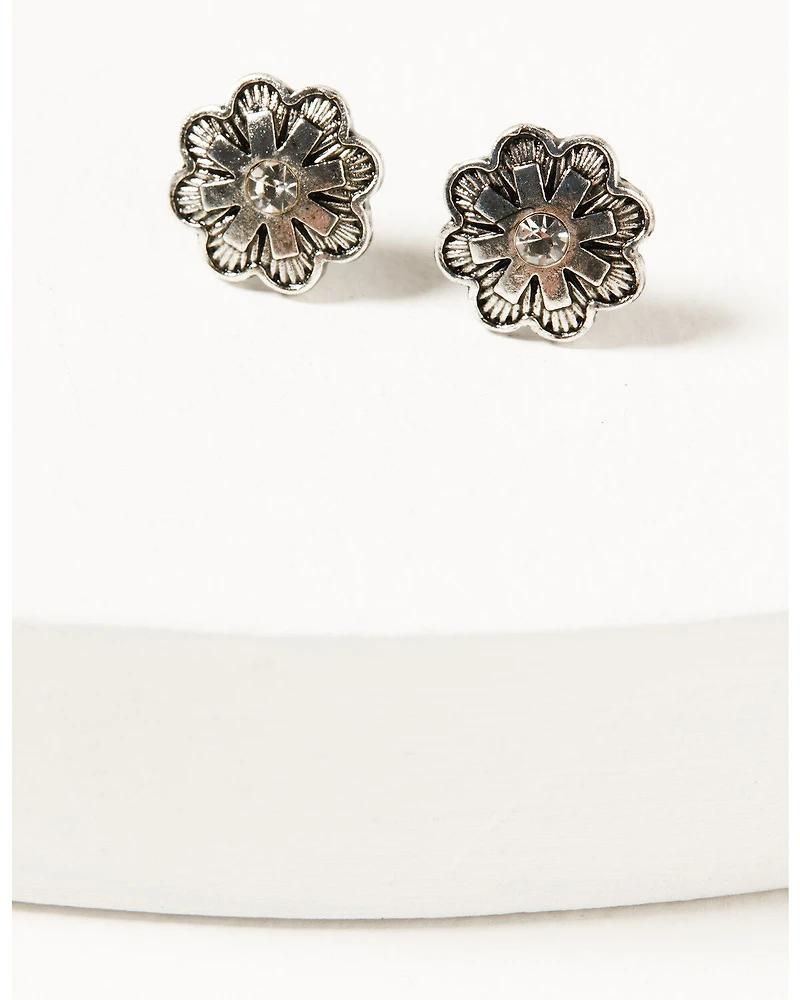 Shyanne Women's Bisbee Falls 6-Piece Cross & Cactus Earrings Set