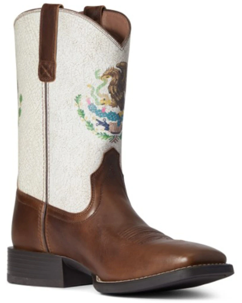 Ariat Men's Sport Orgullo Mexicano Western Performance Boots - Broad Square Toe