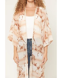 Wild Moss Women's Horse Print Kimono