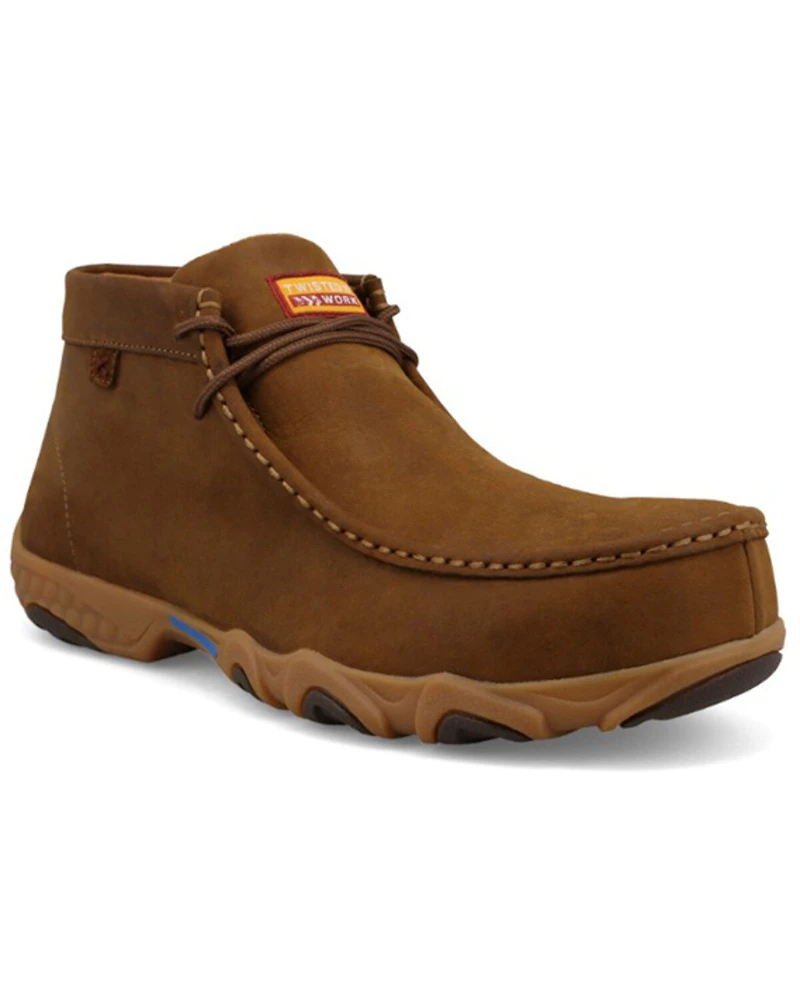 Twisted X Men's Work Chukka Driving Mocs - Nano Composite Toe