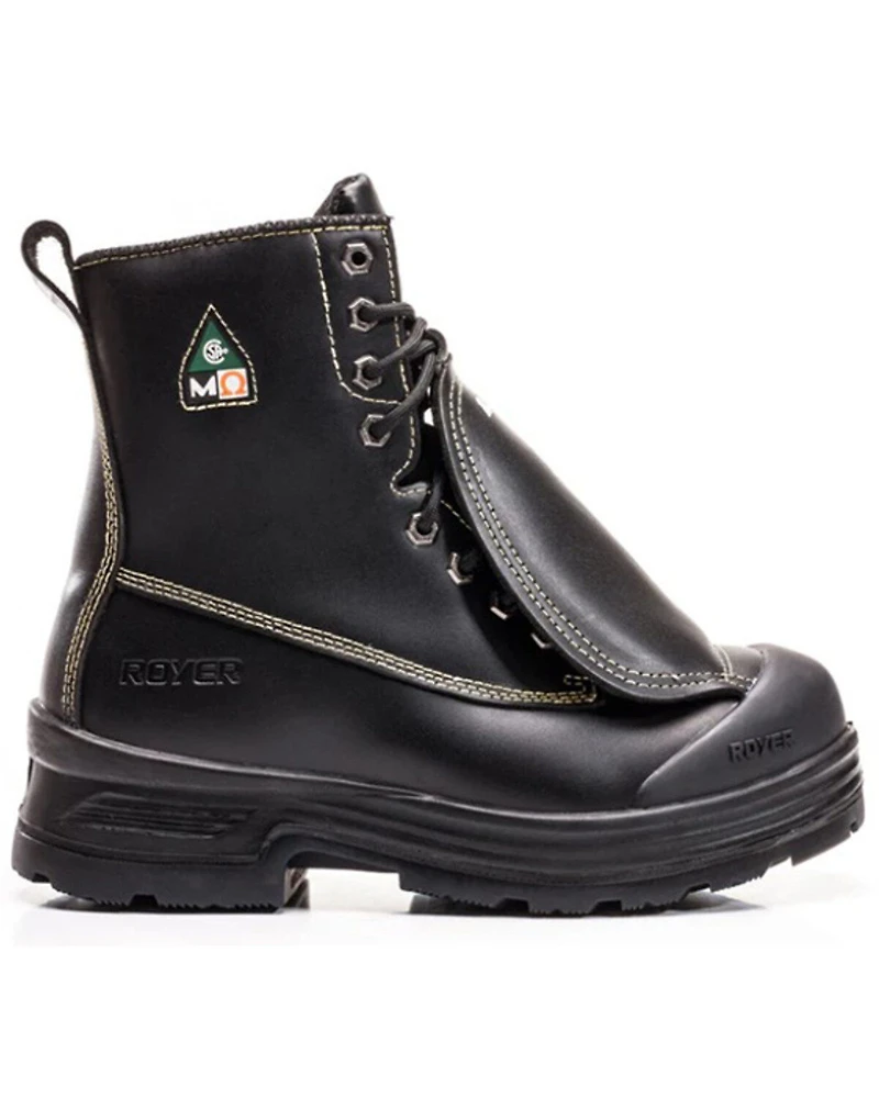 ROYER Men's 8" 4-Density RealFlex Work Boots - Steel Toe