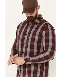 Brothers and Sons Men's Blaine Plaid Print Long Sleeve Button Down Shirt
