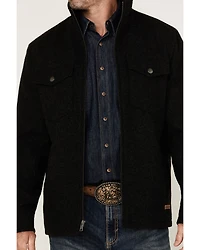 Powder River Outfitters Men's Heather Wool Zip Jacket