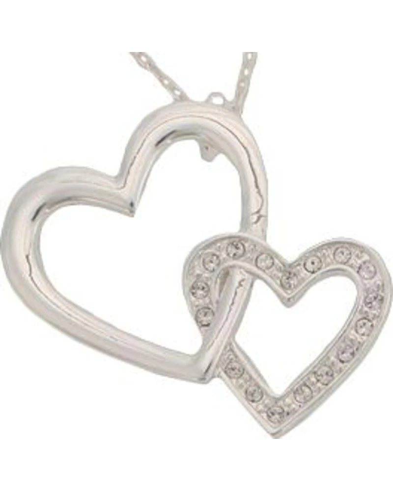 Montana Silversmiths Women's Double Heart Necklace