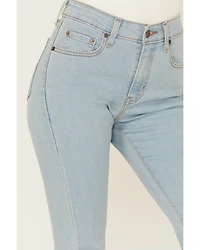 Levi's Women's Light Wash Different Route High Rise 726 Flare Stretch Denim Jeans