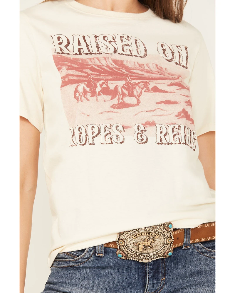 Shyanne Women's Raised On Ropes Short Sleeve Graphic Tee