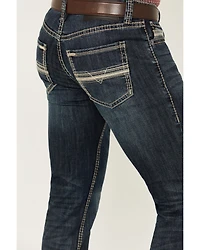 Rock & Roll Denim Men's Rifle Dark Wash Skinny Reflex Stretch Jeans