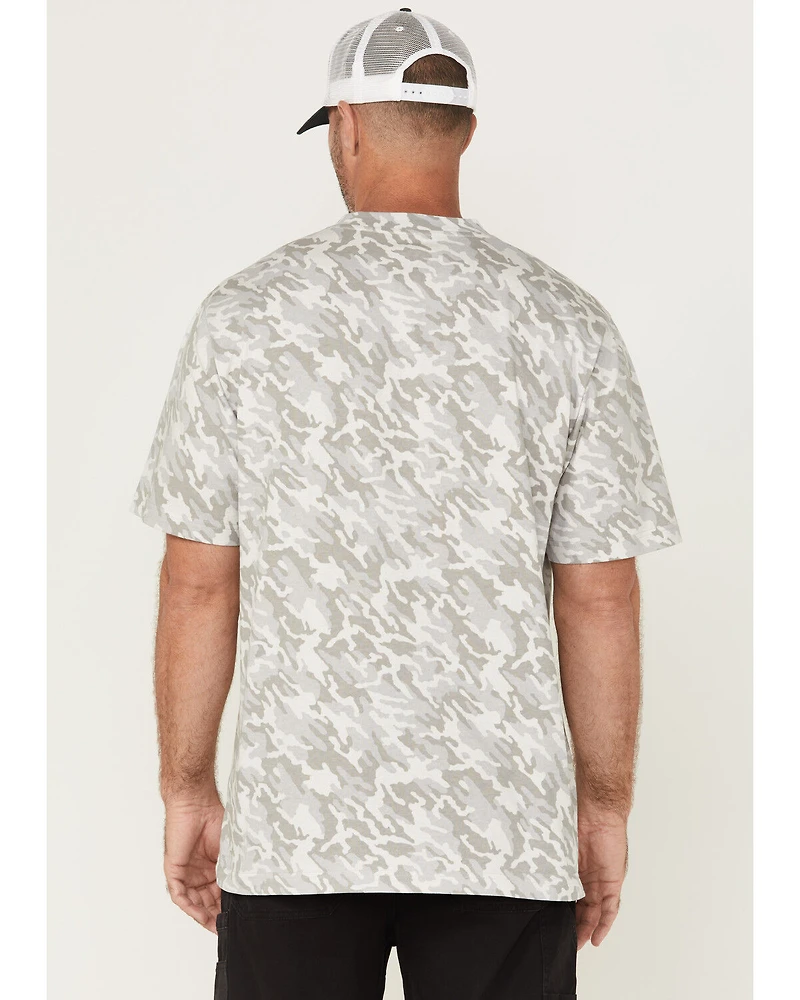Hawx Men's Forge Camo Print Short Sleeve Work Shirt