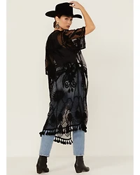 Shyanne Women's Lace Tassel Kimono