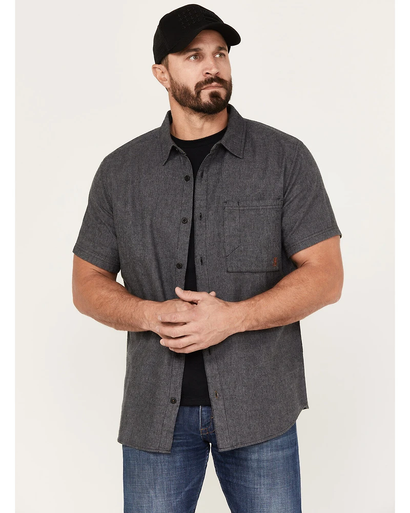 Brothers and Sons Men's Casual Short Sleeve Button-Down Western Shirt