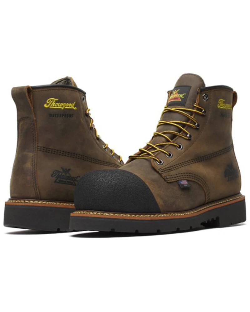 Thorogood Men's 6" Hammerhead USA Work Boots - Nano Toe