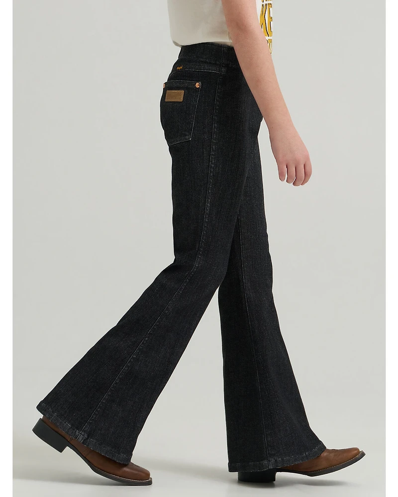 Wrangler X Lainey Wilson Girls' Pull-On Bell Bottoms