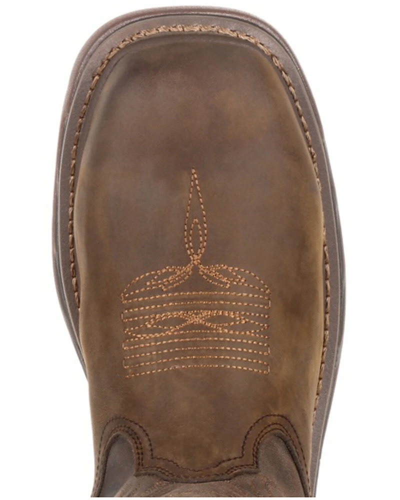 Rocky Men's Iron Skull Waterproof Western Work Boots - Composite Toe