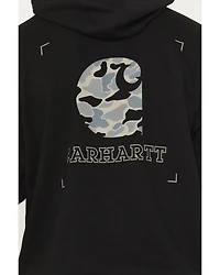 Carhartt Men's Loose Fit Midweight Camo Graphic Hooded Sweatshirt
