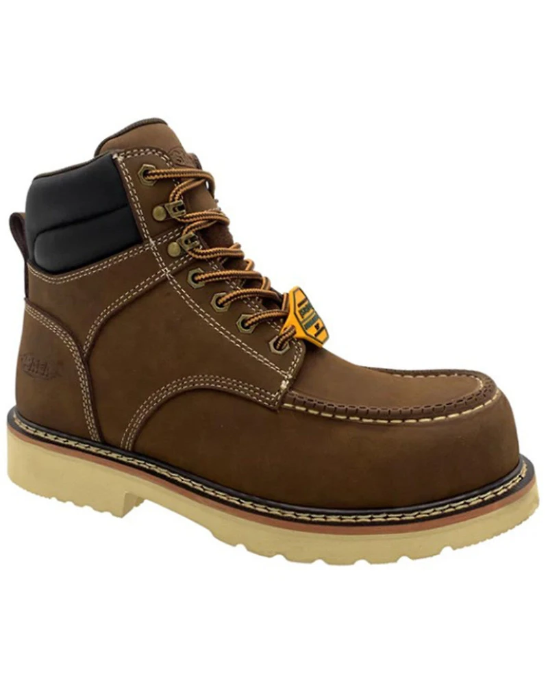 AdTec Men's 6" Moc Work Boots - Composite Toe
