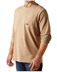 Ariat Men's Rebar Workman Born For This Long Sleeve Graphic T-Shirt