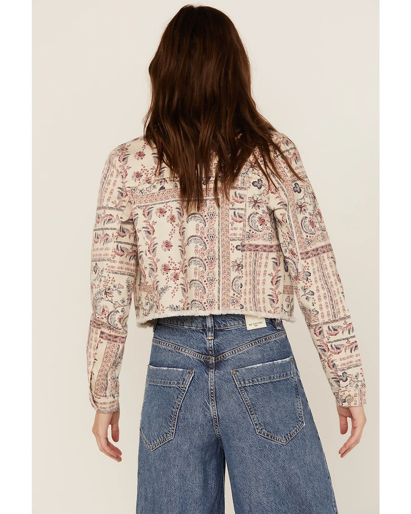 Shyanne Women's Americana Print Denim Jacket