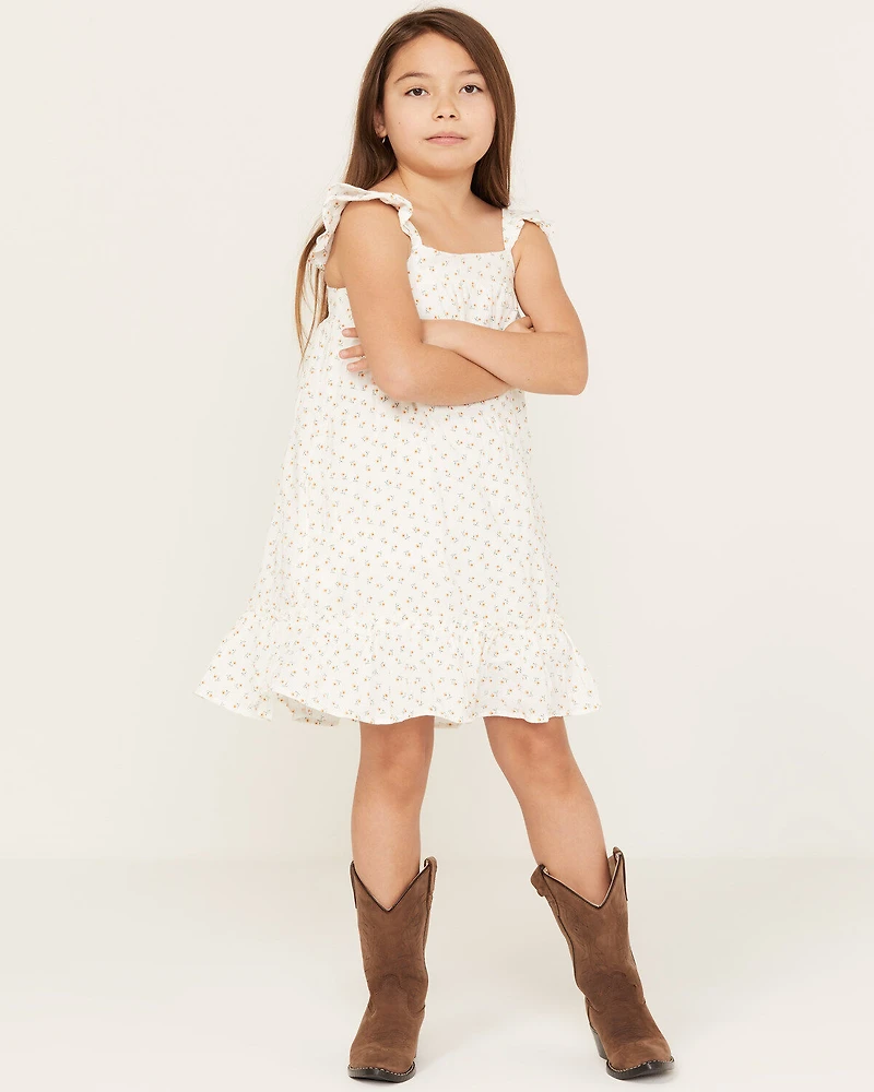 Hayden Girls' Ditsy Floral Print Sleeveless Shift Mini Dress