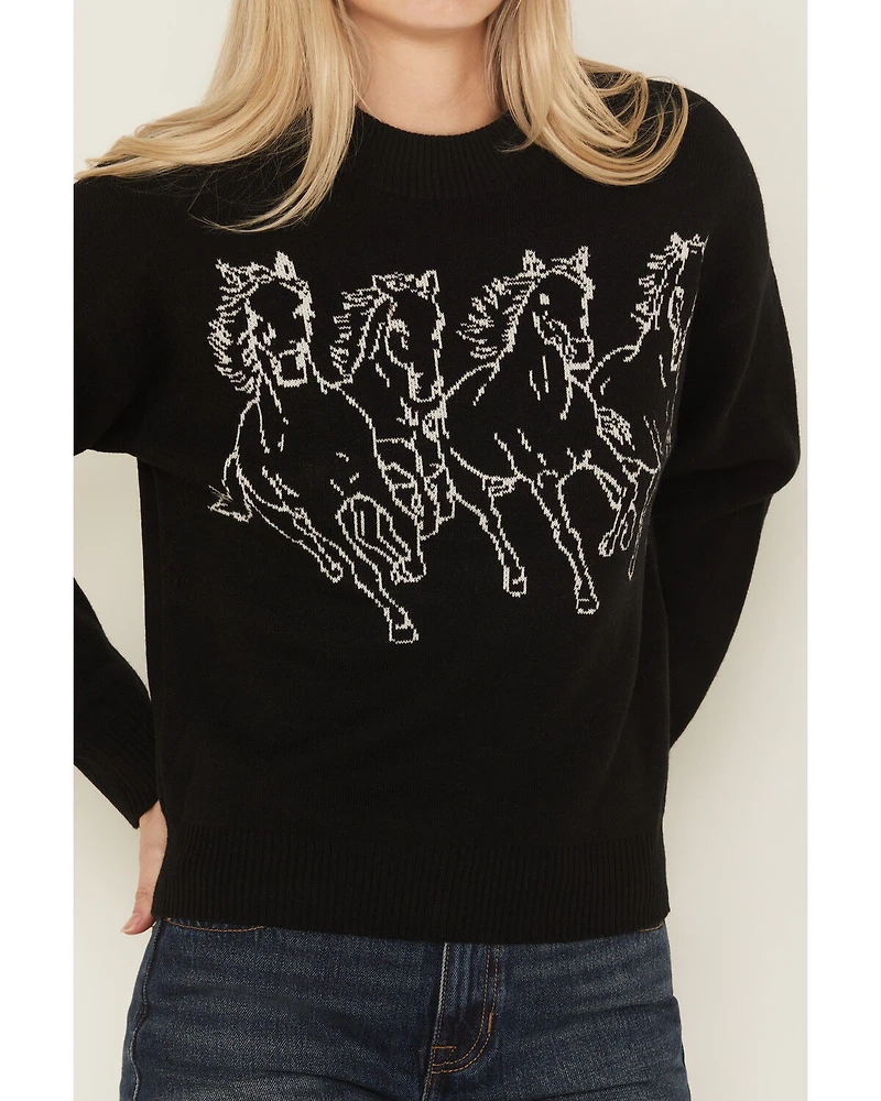 Wrangler Retro Women's Horse Crewneck Sweater