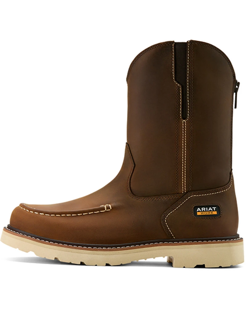 Ariat Men's Rebar Lift Pull-On Moc Work Boots - Soft Toe