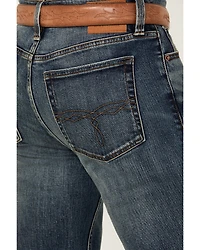Blue Ranchwear Men's Sonora Wash Bronson Slim Straight Stretch Denim Jeans