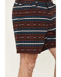 Ariat Men's Southwestern Print Tek Shorts