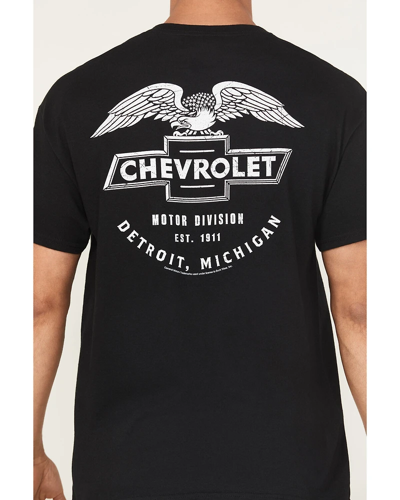 Buckwear Men's Chevy Eagle Short Sleeve Graphic T-Shirt - Big
