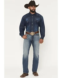 RANK 45® Men's Yuma Wash Ambush Slim Straight Stretch Denim Jeans