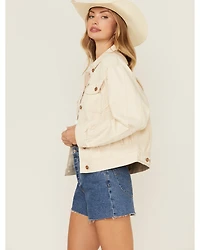 Wrangler Women's Logo Denim Trucker Jacket