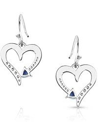 Montana Silversmiths Women's Love Everlasting Opal Crystal Earrings