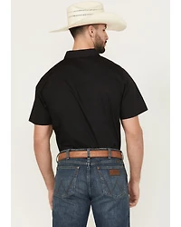 Gibson Men's Solid Short Sleeve Western Shirt - Tall