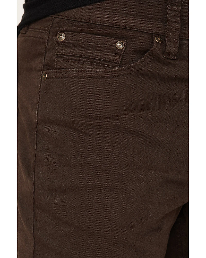 Brothers and Sons Men's Java Wash Tucker Slim Straight Stretch Denim Jeans