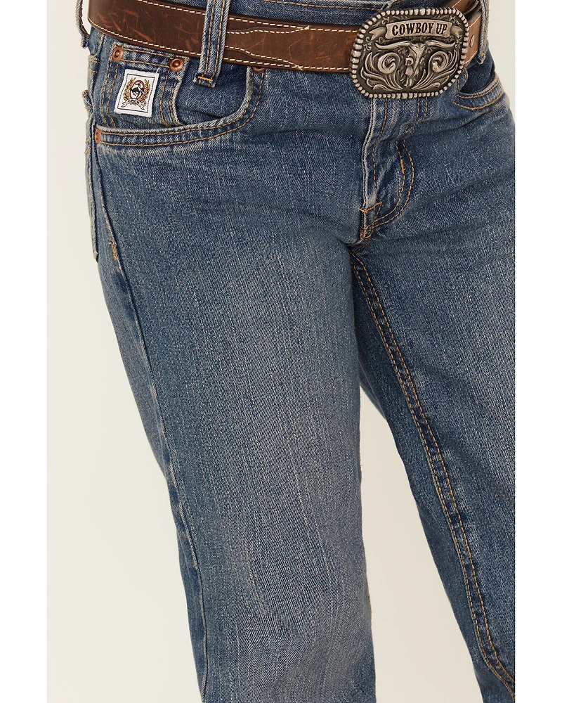 Cinch Boys' White Label Slim Straight Denim Jeans