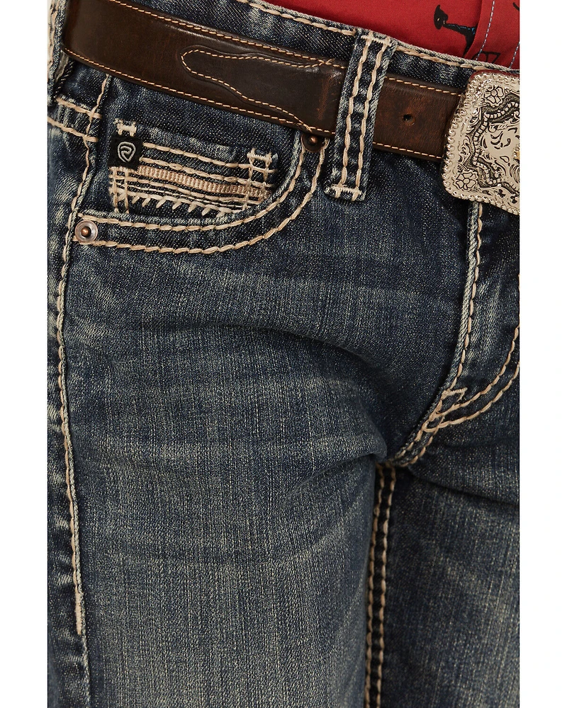 Panhandle Boys' Dark Wash Vintage Revolver Denim Jeans