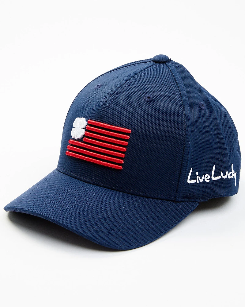 Black Clover Men's Snapback Patch Ball Cap