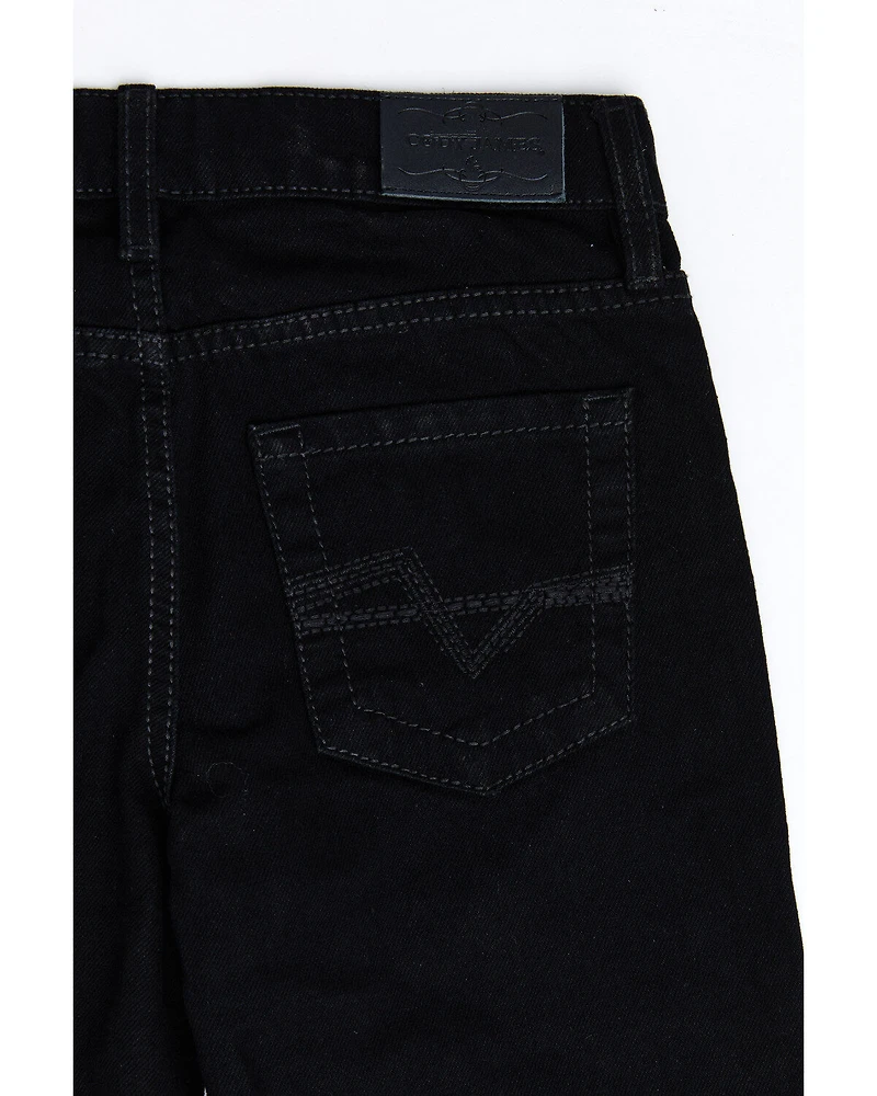 Cody James Boys' Night Rider Mid Rise Rigid Relaxed Bootcut Jeans