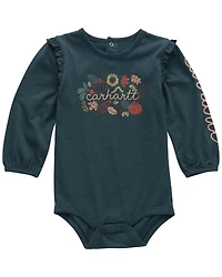 Carhartt Infant Girls' Fall Veggie Long Sleeve Onesie