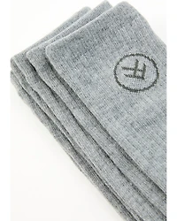 Hawx Men's Gray Crew Work Socks