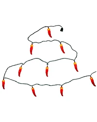 Kurt Adler Chili Pepper String Light Set