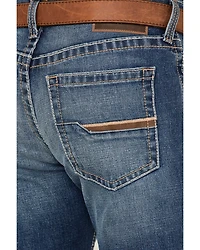 Ariat Men's M4 Marshall Walden Medium Wash Stretch Realxed Straight Jeans