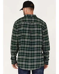 Hawx Men's Plaid Long Sleeve Button-Down Flannel Work Shirt