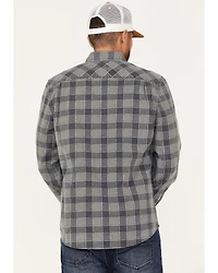 Brixton Men's Bowery Summer Weight Long Sleeve Button Down Shirt