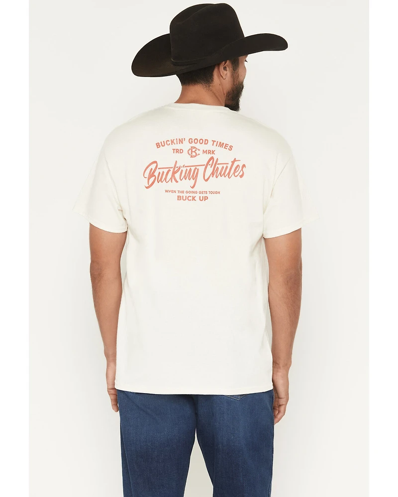Buck Chutes Men's Up Short Sleeve Graphic T-Shirt