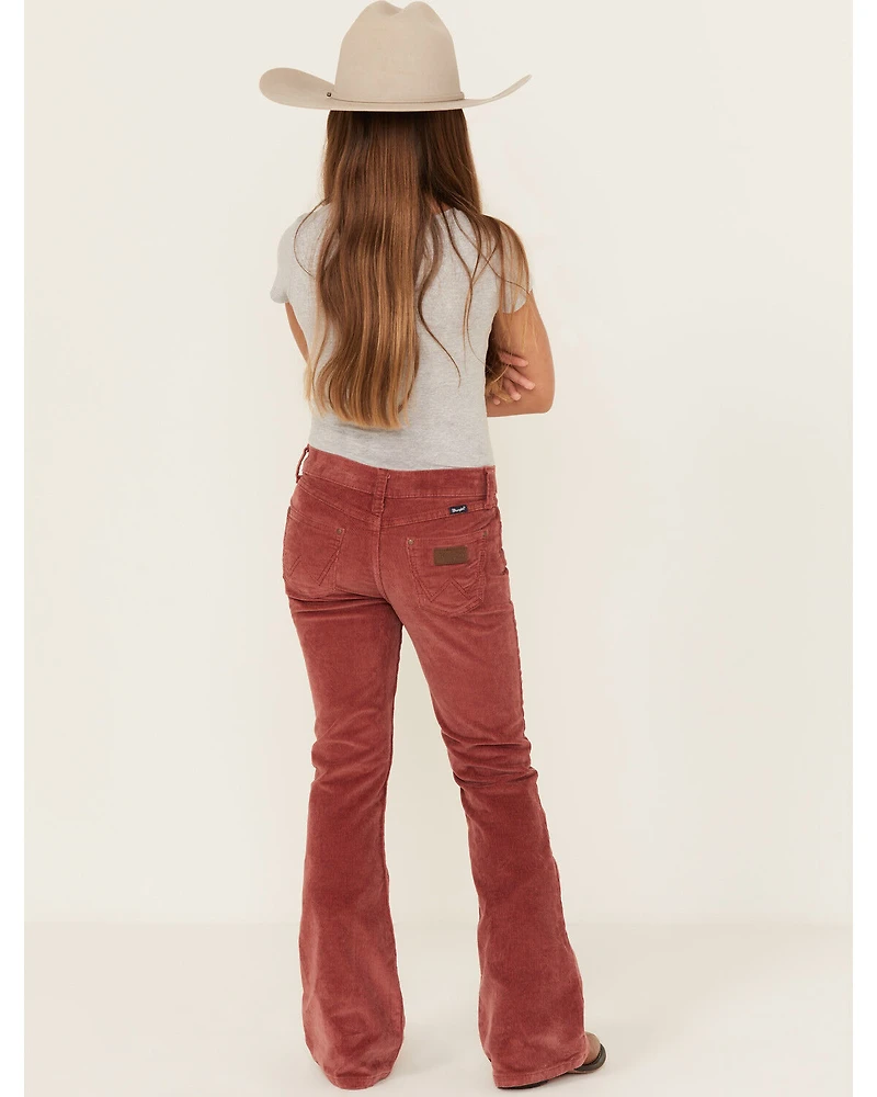 Wrangler Girls' Corduroy Stretch Flare Jeans