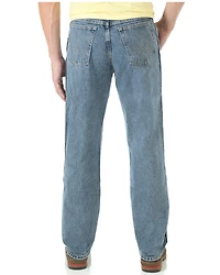 Wrangler Rugged Wear Men's Antique Indigo Wash Trail Trekker Relaxed Fit Jeans - Tall