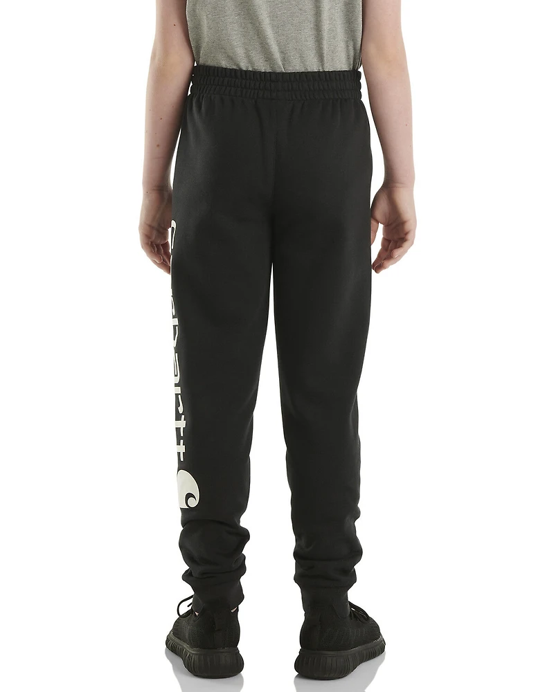 Carhartt Boys' Fleece Logo Sweatpants