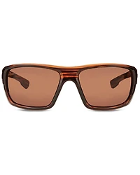 Hobie Mojo Float Shiny Brown & Copper Wood Grain Polarized Sunglasses